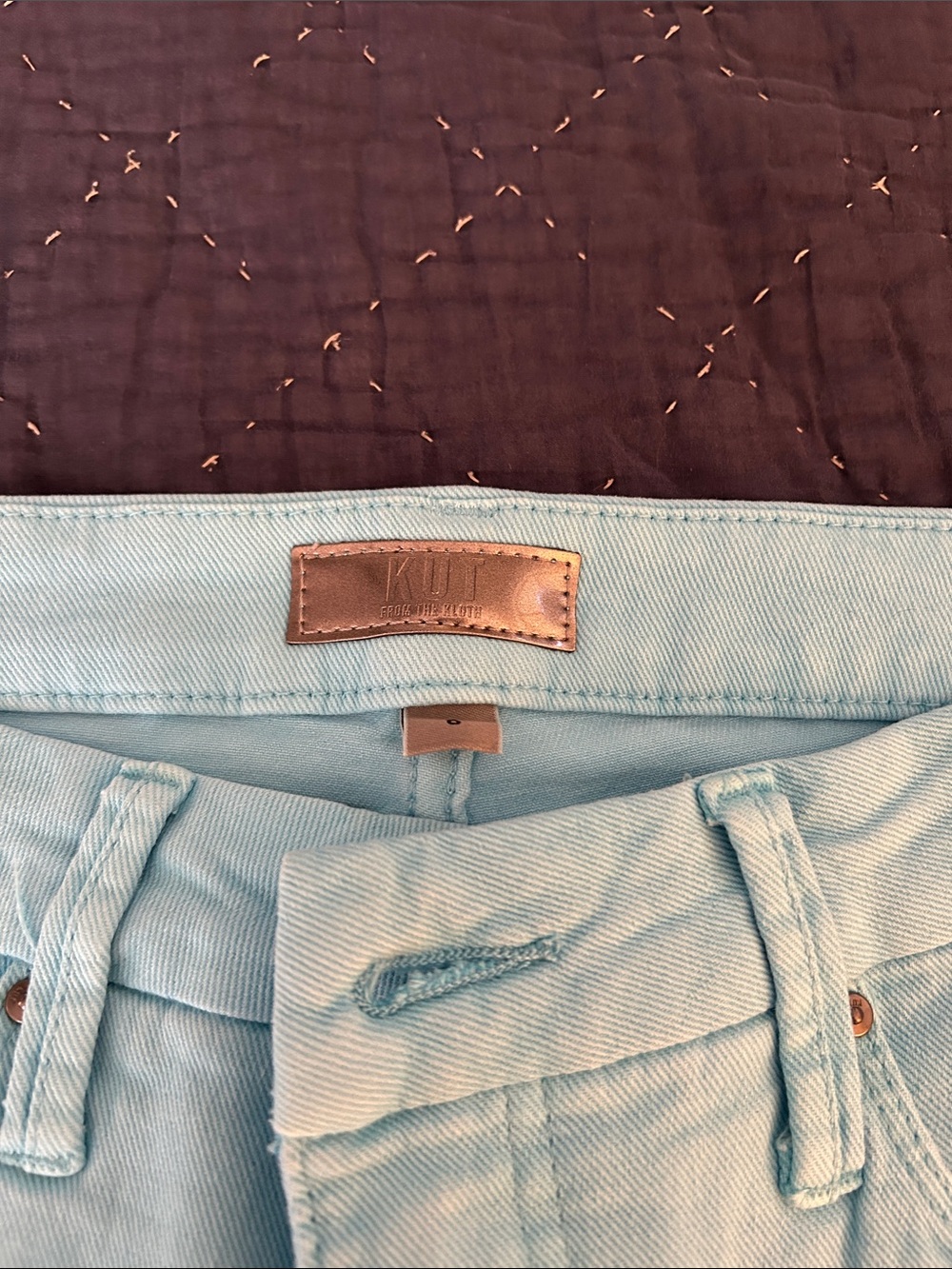 Kut from the Kloth Pale Blue High-Rise Women's Jeans
